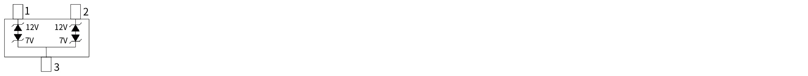 YINT ESD二极管功能图SOT23 ESDSM712系列