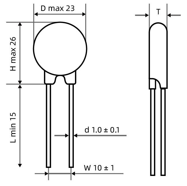 YINT MOV保护20D系列封装