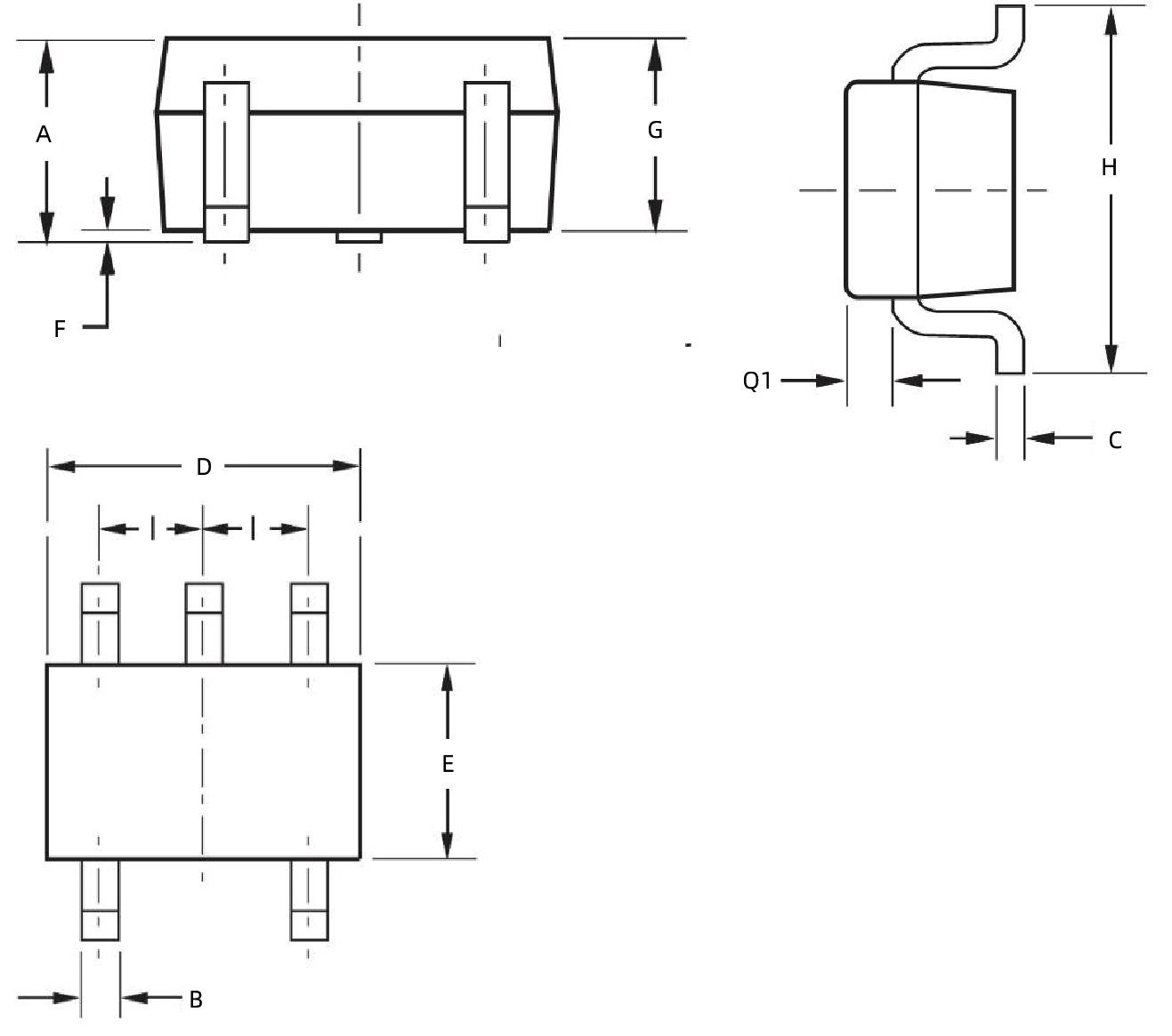YINT ESD保护二极管SOT353封装