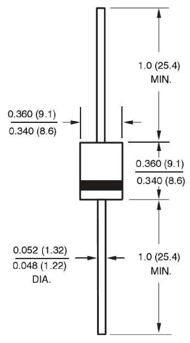 YINT TVS二极管P600封装