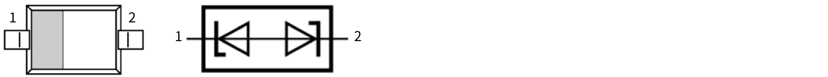 YINT ESD二极管功能图SOD323 ESD1524D3LIN系列